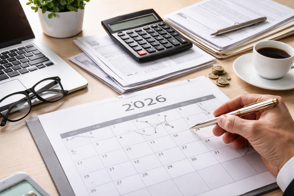 Obligaciones fiscales del primer trimestre de 2026