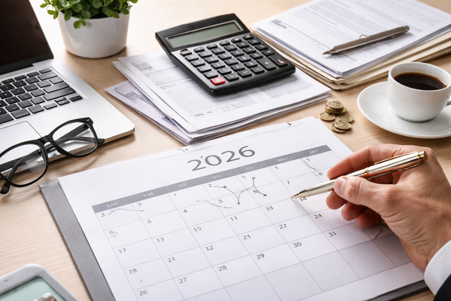 Obligaciones fiscales del primer trimestre de 2026 (1T 2026): Fechas clave para autónomos y pymes en Alicante y Comunidad Valenciana.