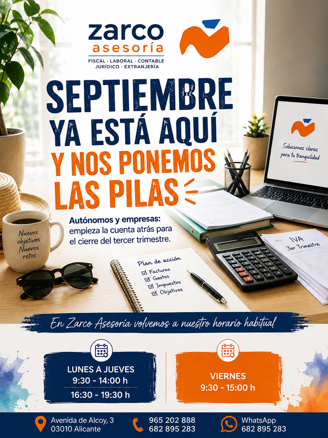 Septiembre para autónomos y pymes: 7 cosas que conviene revisar antes del cierre del tercer trimestre